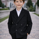 Bopop Black Double Breasted Blazer
