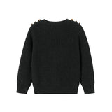 Nou Nelle Grey Chunky Sweater