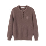 Nou Nelle Brown Knit Sweater