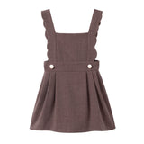 Nou Nelle Brown Scallop Wool Jumper