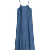 Vibe Chambray Denim Slip Dress