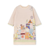 Phil and Phoebe Multi Patch Sweatshirt Dress