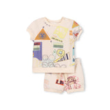 Phil and Phoebe Multi Patch Detailed Sweat Set