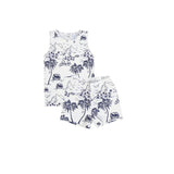 Water Club Navy Toile Print Swim Set