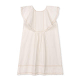 Phil and Phoebe White Tray Denim Stitched Detail Jumper