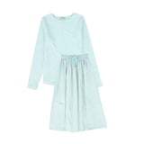 Valentina Light Blue Maxi Set