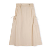 Vibe Cream Amie Raincoat Toggle Pocket Skirt