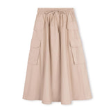 Vibe Tan Pass Poplin Double Pocket Skirt