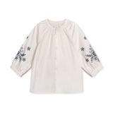 Tustello White Gram Embroidered Set