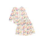 Water Club Floral Floral Half Zip Swim Set