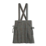 One Child Plaid Bow Pocket Pleated Rep Skirt
