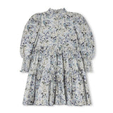 Lilou Floral Smocked Cuff Tiered Dress