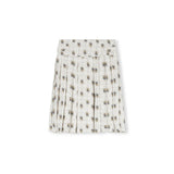 Lilou Floral Breed Shimmer Pleated Skirt
