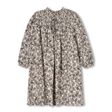 Papillon Floral Smocked Ruffle Trimmed Dress