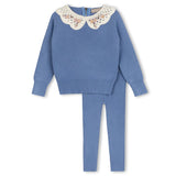 One Child Blue Layla Knit Set