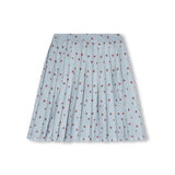Phil and Phoebe Light Blue Heart Britta Skirt