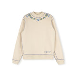 Hello Yellow Cream Flower Ronald Sweatshirt