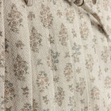 One Child Floral Pleated Beam Skirt