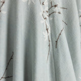 Tustello Light Blue Wool Floral Skirt