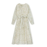 Minimal Plaid Checked Pleated Detailed Dress