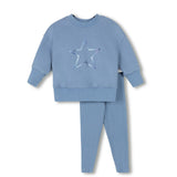 Hello Yellow Blue Metallic Star Set