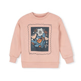 Hello Yellow Mauve Picture Sweatshirt