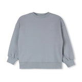 Phil and Phoebe Light Blue Britta Embossed Heart Sweatshirt