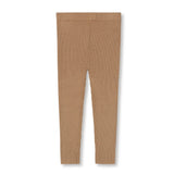 One Child Camel Knit Leggings