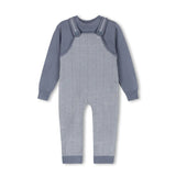 Harper James Blue Beam Chevron Knit Set