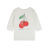 Cabana White Water Printed Cherry Tee