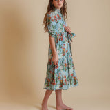 Minimal Floral Fruit Print Dress