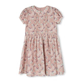 Lilou Floral Floral Top Pleat Collared Dress