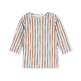 Phil and Phoebe Mauve Micro Striped T-shirt