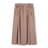 Phil and Phoebe Dusty Pink Micro Denim Pocket Maxi Skirt