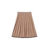 French Heritage Tan Rhea Knit Skirt