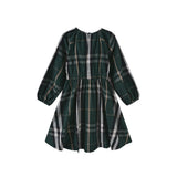 Valen Vee Green Breed Plaid Dress