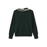 Valen Vee Green Breed V-neck Sweater
