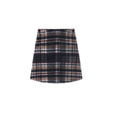 Valen Vee Plaid Zalli Wrap Safety Pin Skirt
