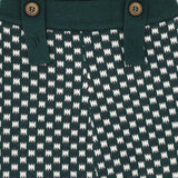 Bamboo Multi Checked Print Knit Overalls