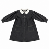 Teela Black Denim Dress