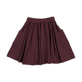 Analogie Plum Pocket Circle Skirt