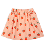 Wander & Wonder Persimmon Check Gathered Skirt