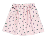 Wander & Wonder Lilac Daisy Floral Gathered Skirt