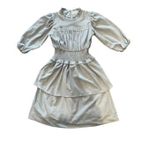 Alitsa Pale Blue Tiered Dress