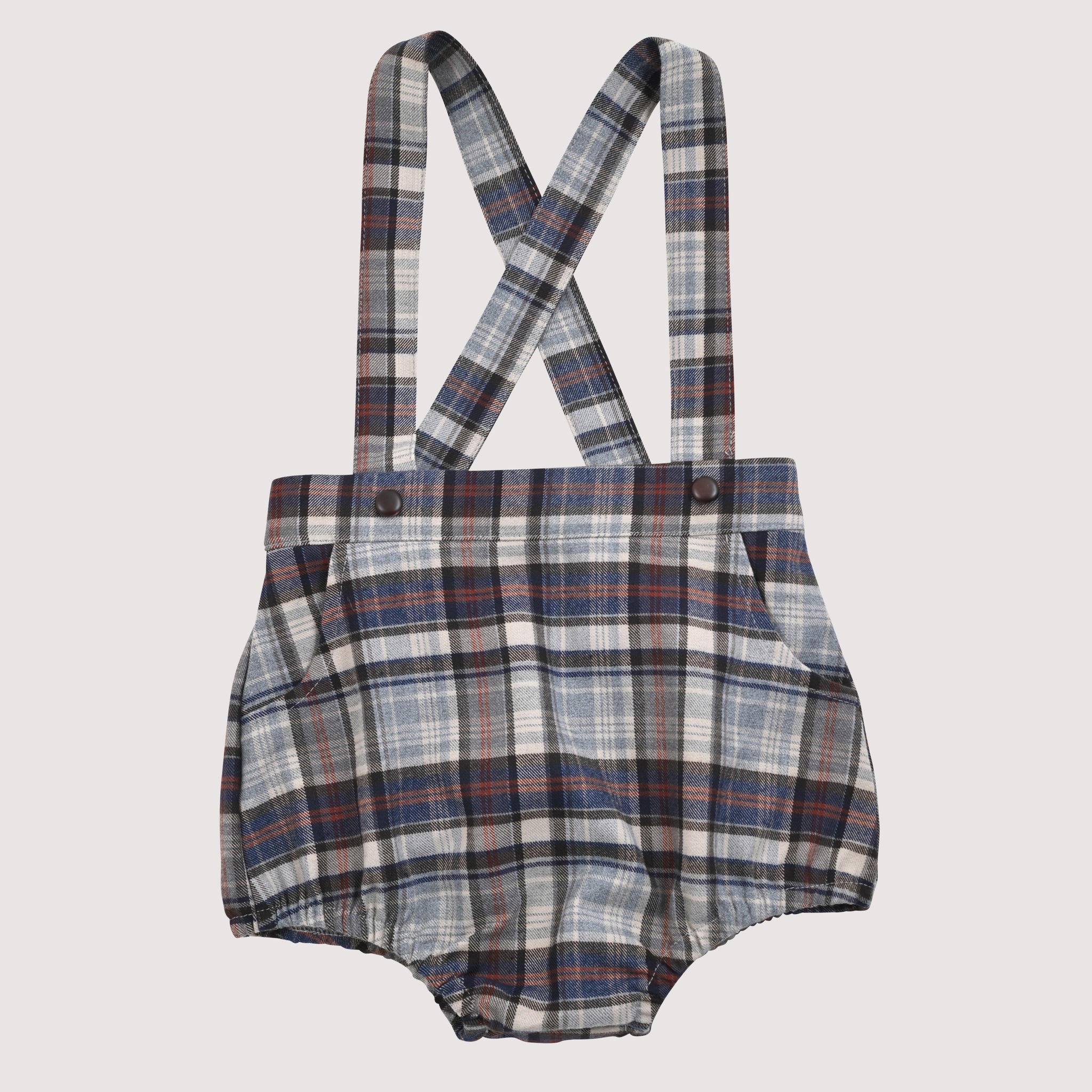 One Child Plaid Elmore Romper