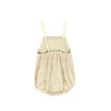 Bace Tan Rope String Bubble Romper