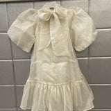 Mummymoon Ivory Linen Carolina Dress