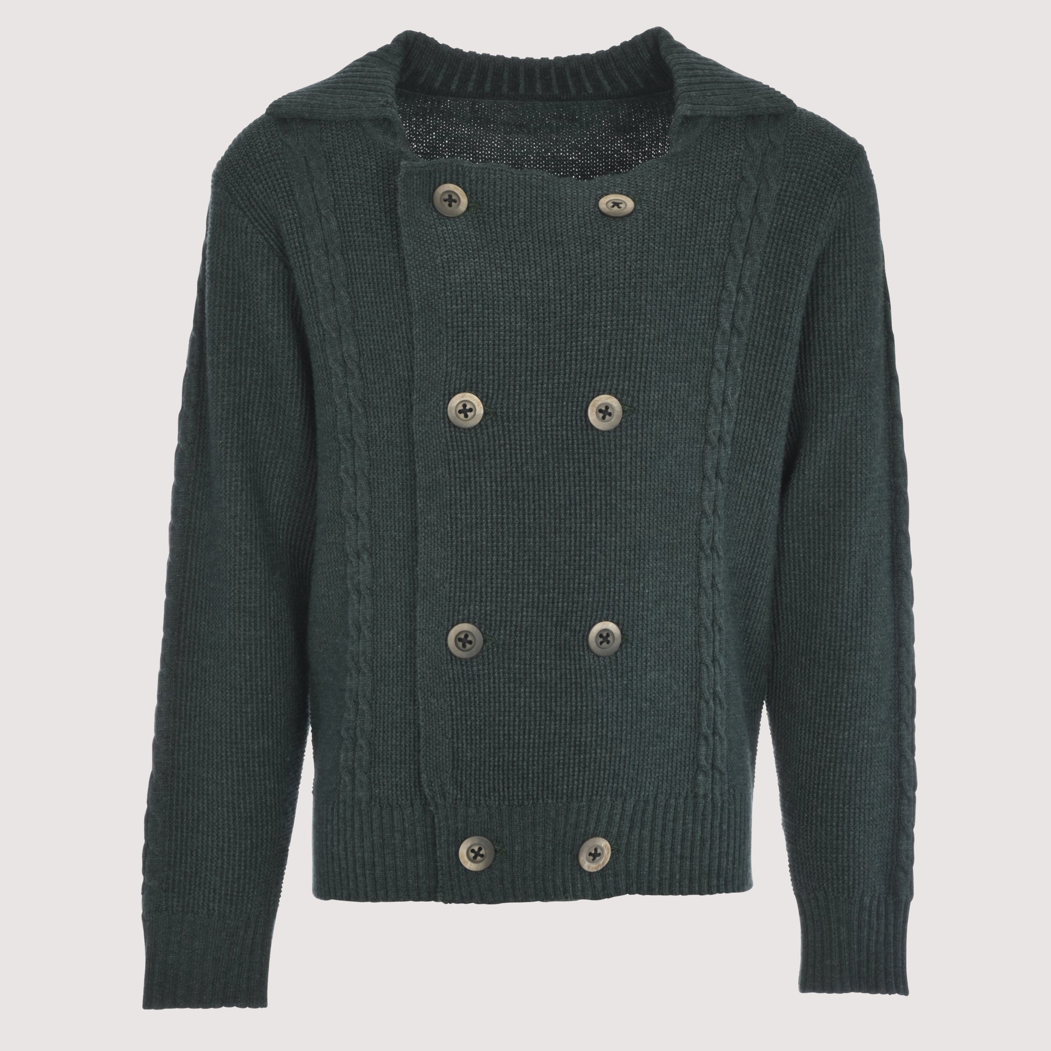 Harper James Hunter Green Beaver Cardigan