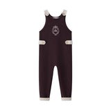 Coco Blanc Burgundy Long Knit Romper