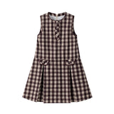 Coco Blanc Burgundy Gingham Jumper